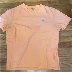Peach RL Polo T-Shirt